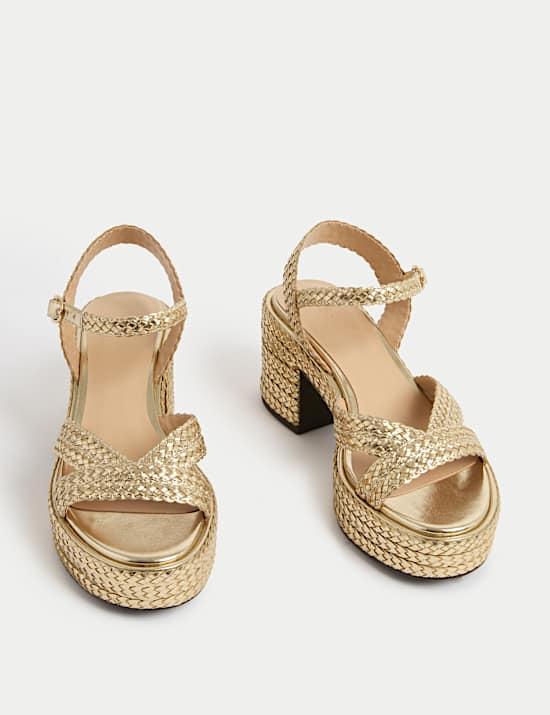 Buckle Platform Sandals
