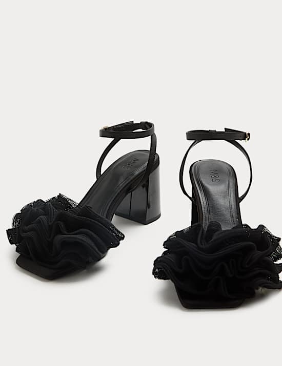 Ruffle Detail Heels