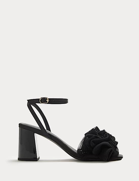 Ruffle Detail Heels