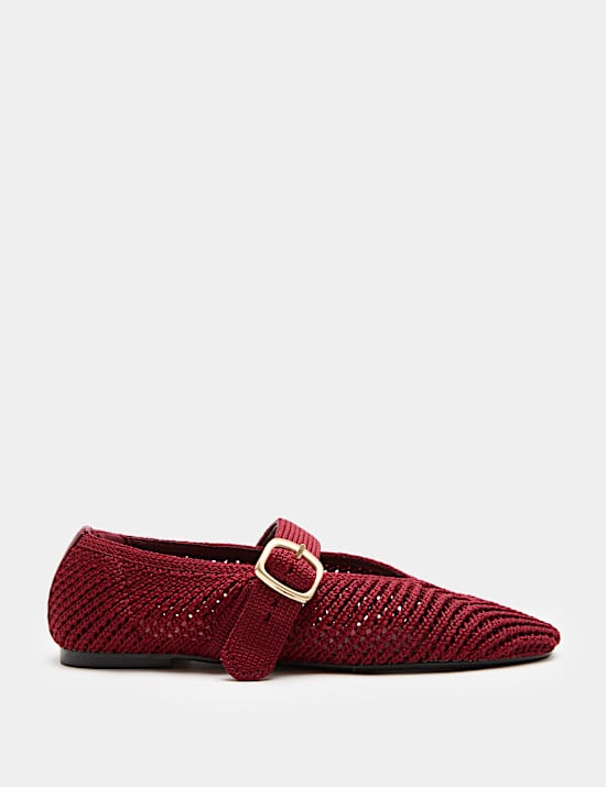 Buckle Flat Mary Jane Ballet Pumps