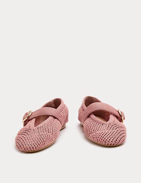 Ballerines Mary Jane plates avec boucle
