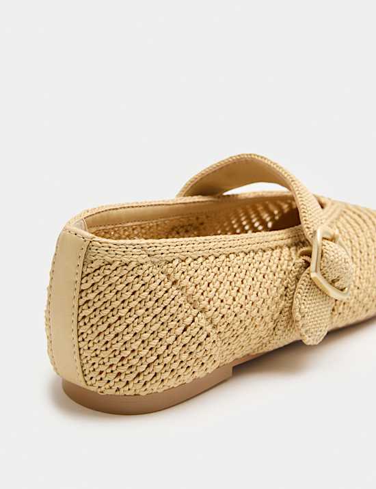 Buckle Flat Mary Jane Ballet Pumps