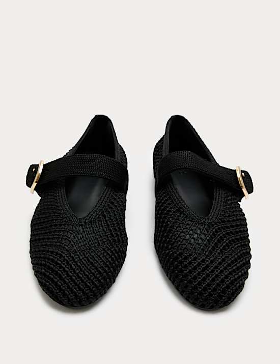 Buckle Flat Mary Jane Ballet Pumps