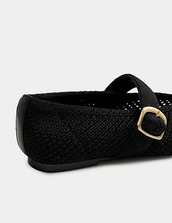 Buckle Flat Mary Jane Ballet Pumps