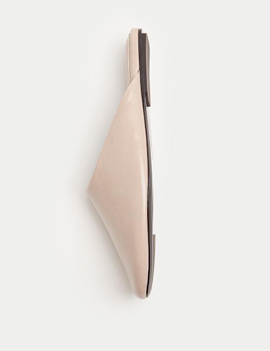 Slip On Flat Square Toe Mules