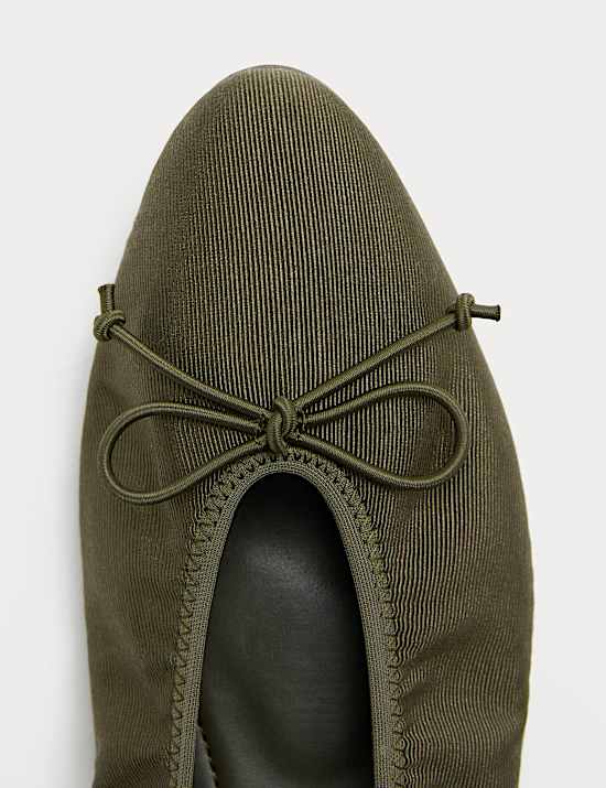 Satin Flat Ballet Pumps