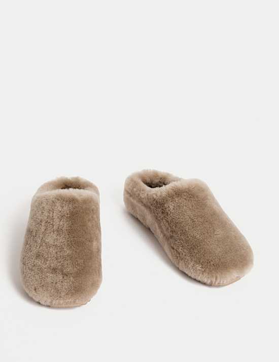 Shearling Mule Slippers