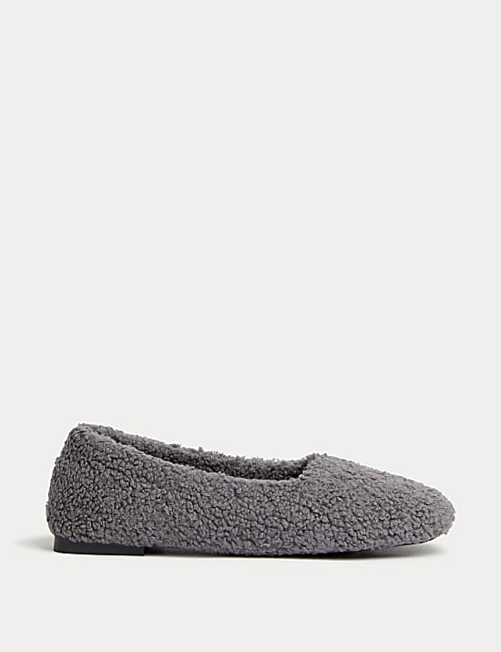 Sandal Balerina Jari Persegi Borg