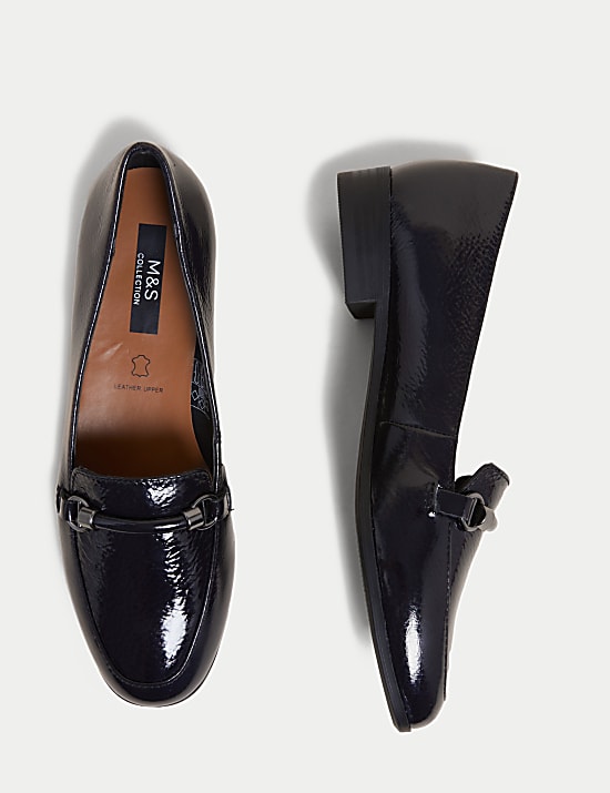 Leather Flat Loafers