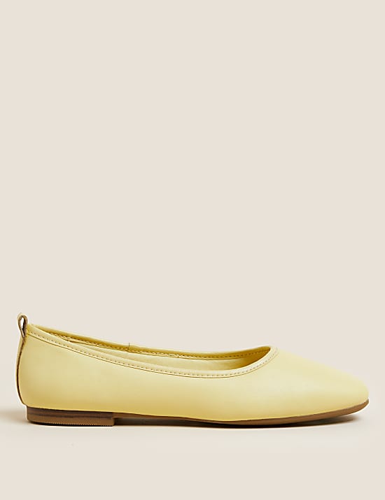 Leather Ballet Pumps