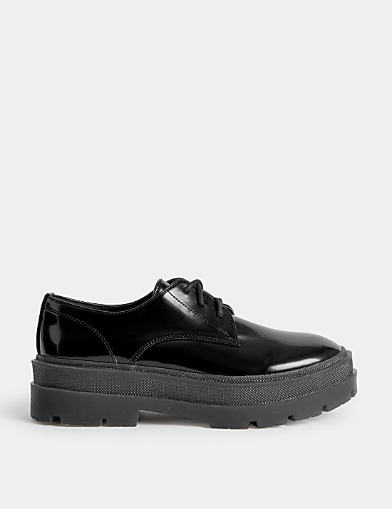 Platform brogues black deals
