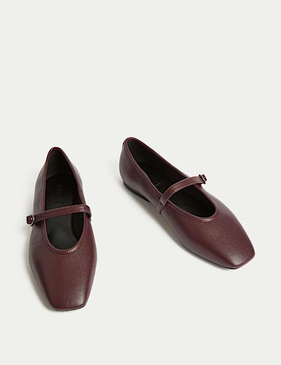 Strappy Flat Ballet Pumps