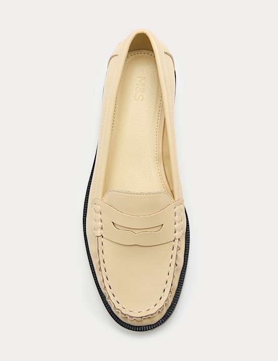 Mocassins plats vernis