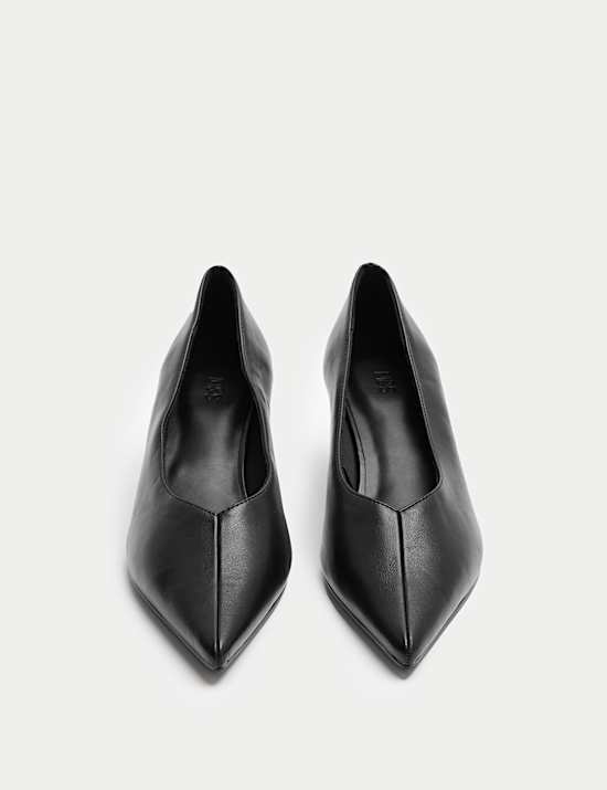 Kitten Heel Court Shoes