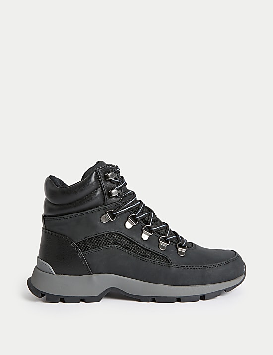 Black lace up waterproof boots on sale