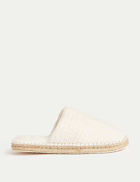 Knitted Mule Slippers
