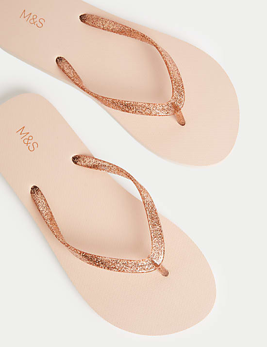 Sparkle Flat Flip Flops