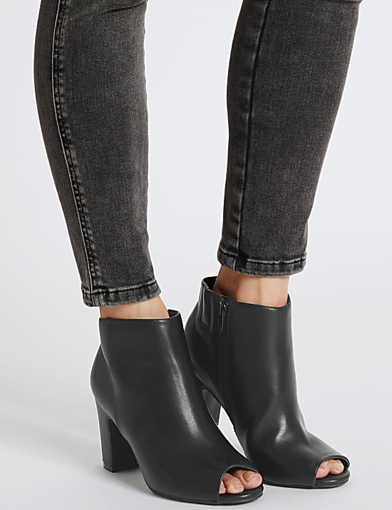 Block Heel Ankle Boots with Insolia&reg;