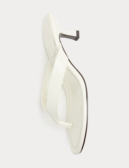 Kitten Heel Toe Post Sandals