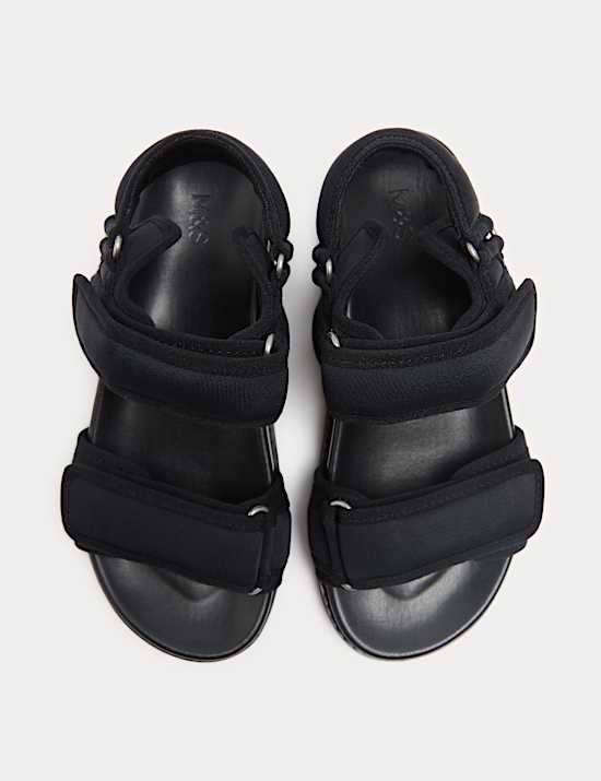 Double Strap Chunky Footbed Sandals