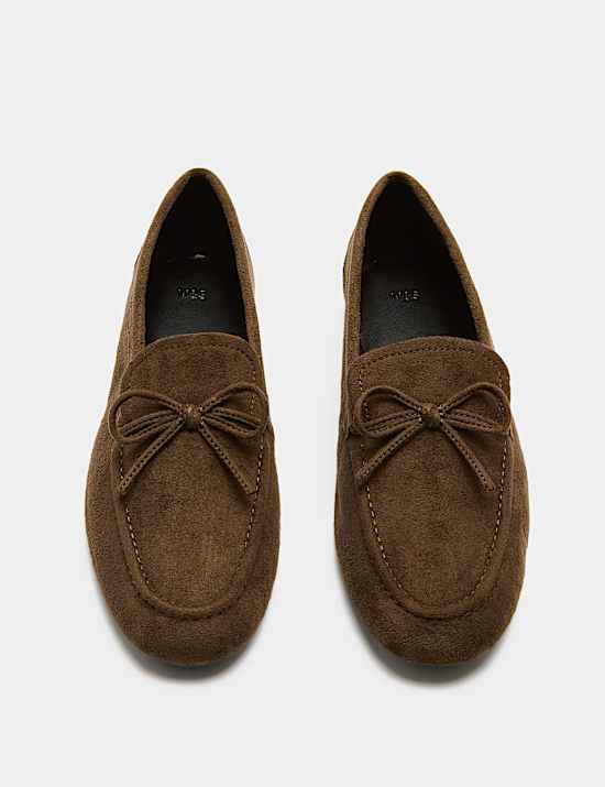 Bow Flat Loafer Pumps