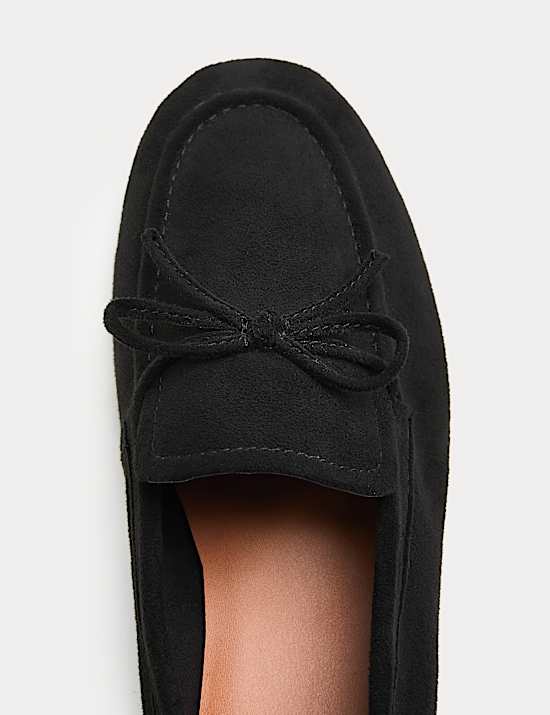 Bow Flat Loafer Pumps