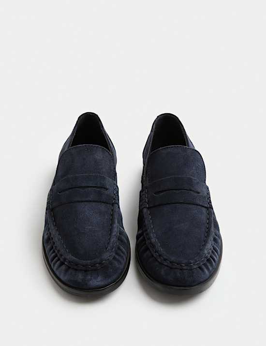 Suede Loafers