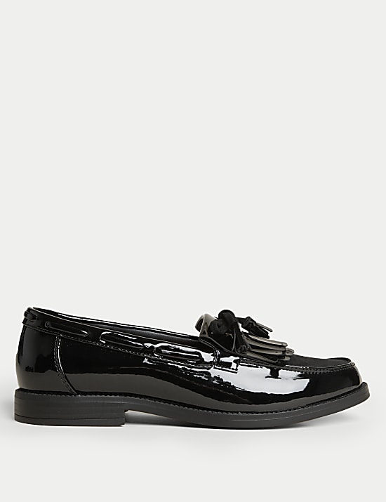 M and s black loafers on sale