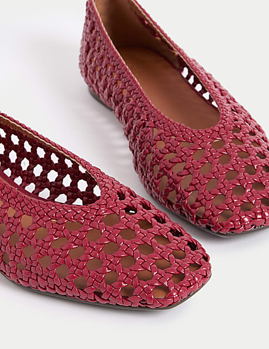 Woven Ballet Pumps