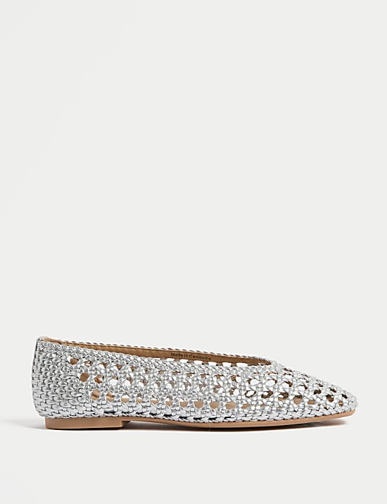 Woven Ballet Pumps