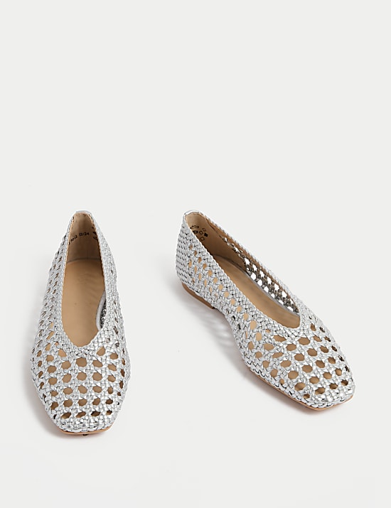 Woven Ballet Pumps