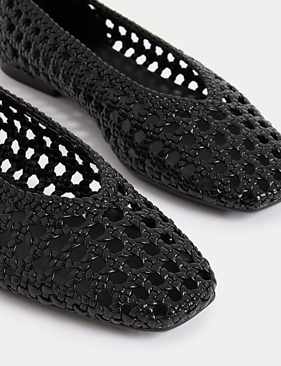 Woven Ballet Pumps