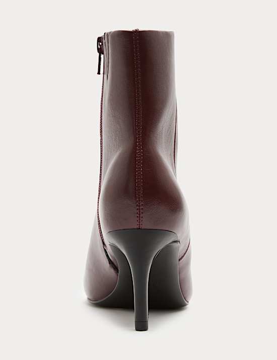 Stiletto Heel Chisel Toe Ankle Boots