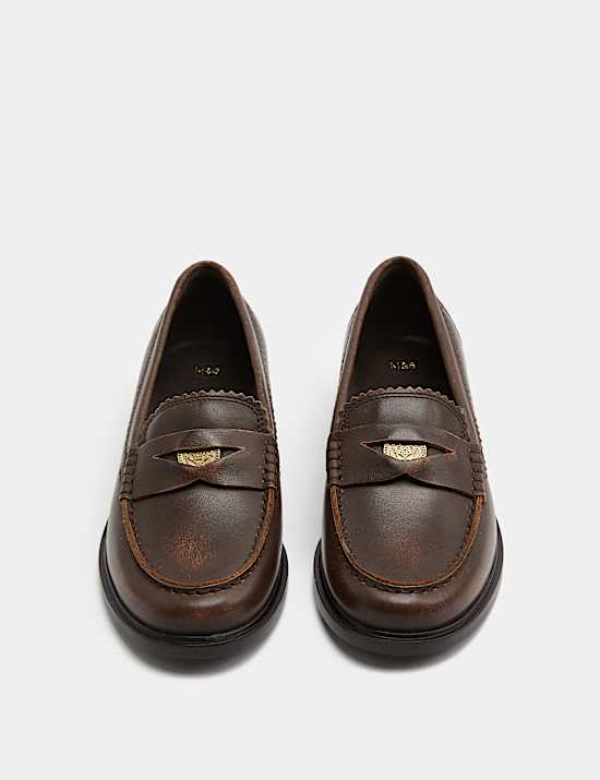 Leather Penny Loafers