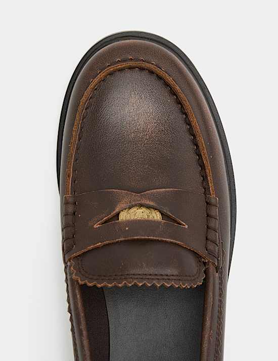 Leather Penny Loafers
