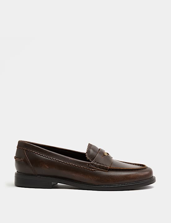 Leather Penny Loafers