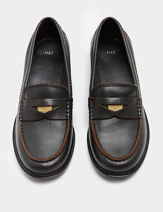 Leather Penny Loafers