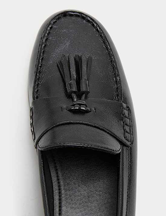Tassel Block Heel Loafers