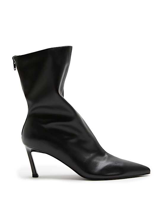 Ruched Stiletto Heel Pointed Sock Boots