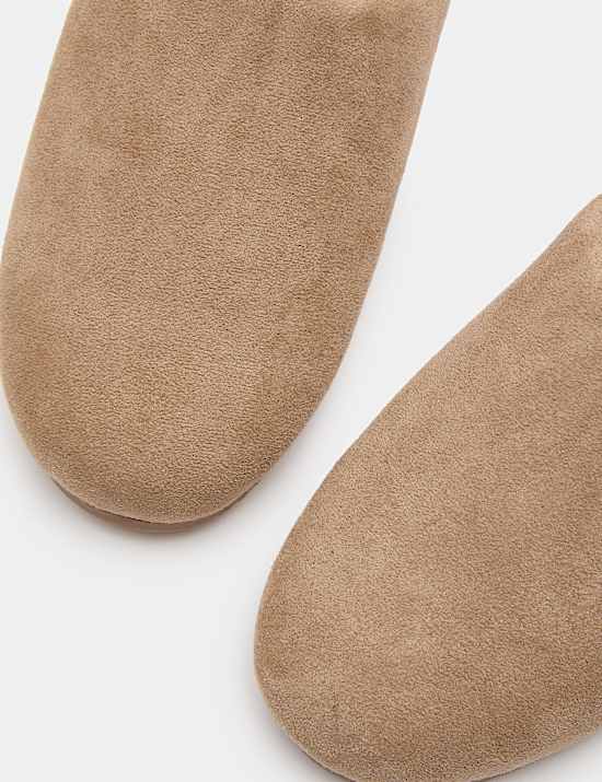 Pantoufles mules avec patte arri&egrave;re