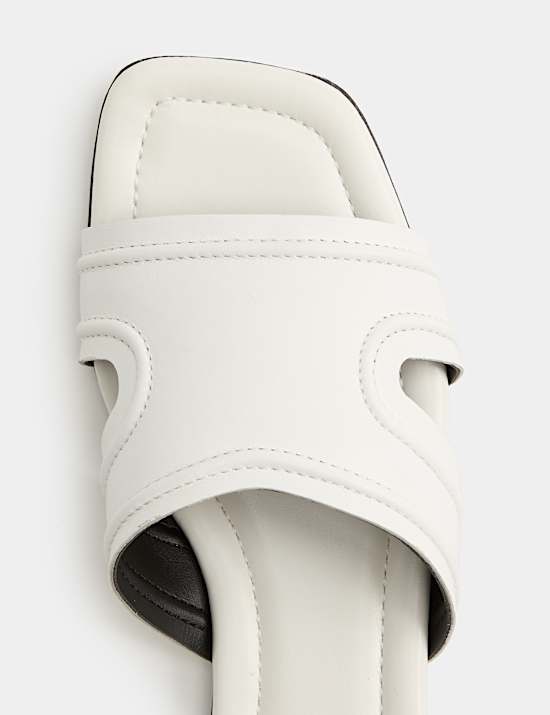 Leather Flat Mules