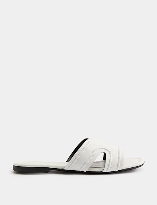 Leather Flat Mules