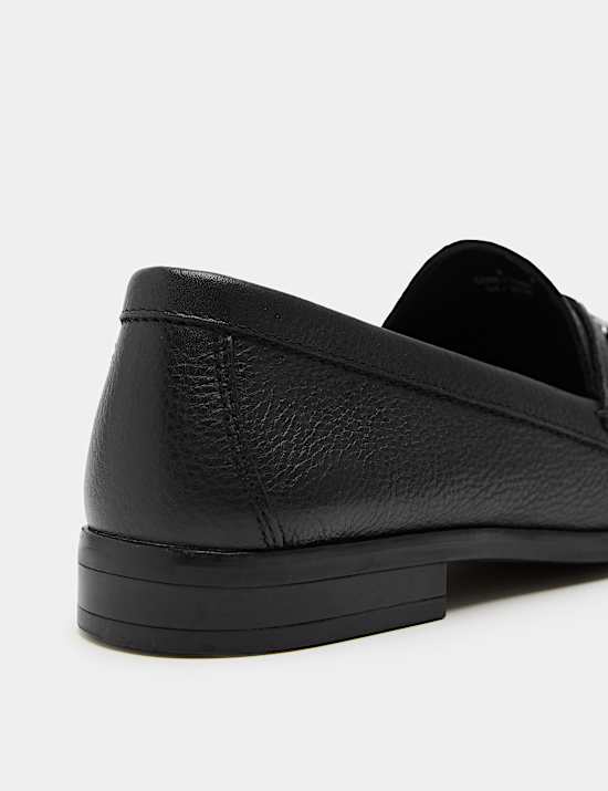 Leather Trim Loafers