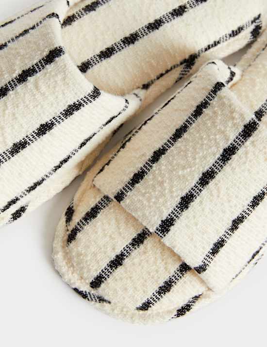 Striped Slider Slippers