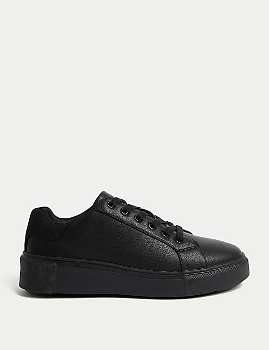Lace Up Platform Trainers