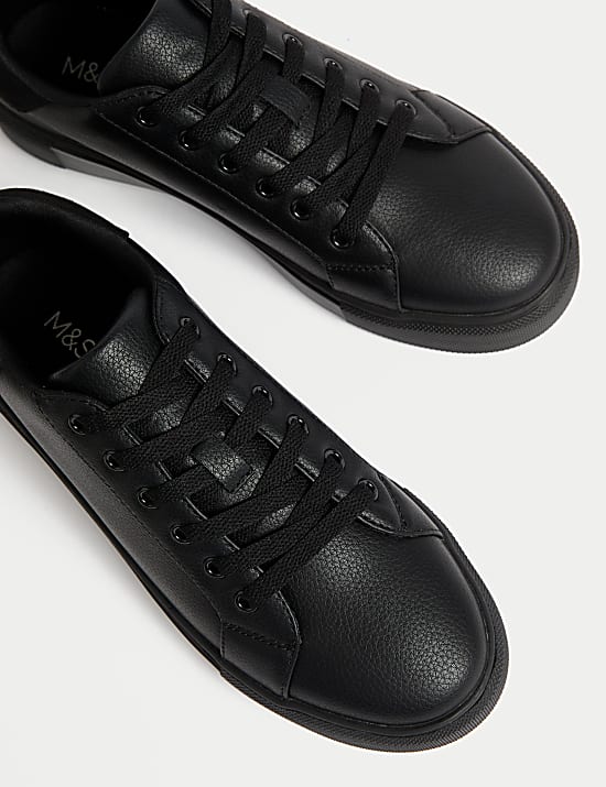 Lace Up Platform Trainers