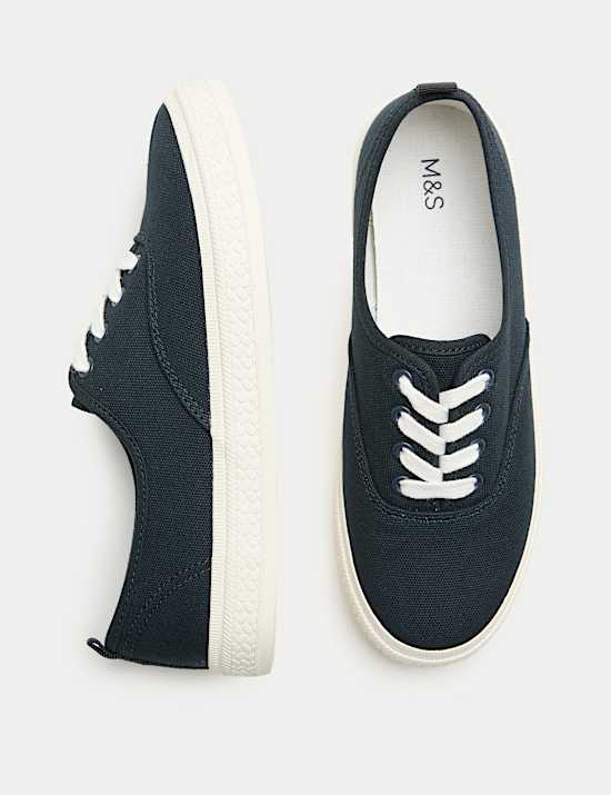 Canvas Plimsoll Trainers
