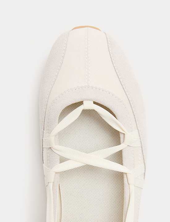 Ankle Tie Ballet Trainers