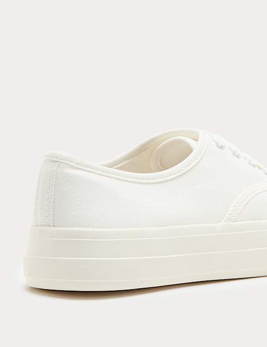 Cup Sole Platform Plimsoll Trainers
