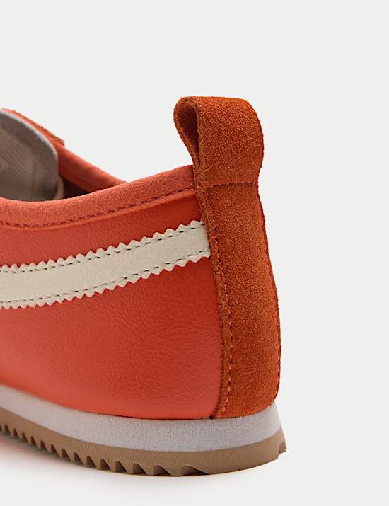 Leather Stripe Trainers